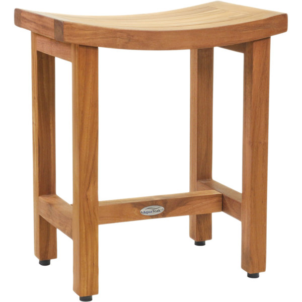 Aqua Teak Sumba 18'' W Teak Shower Bench Wayfair